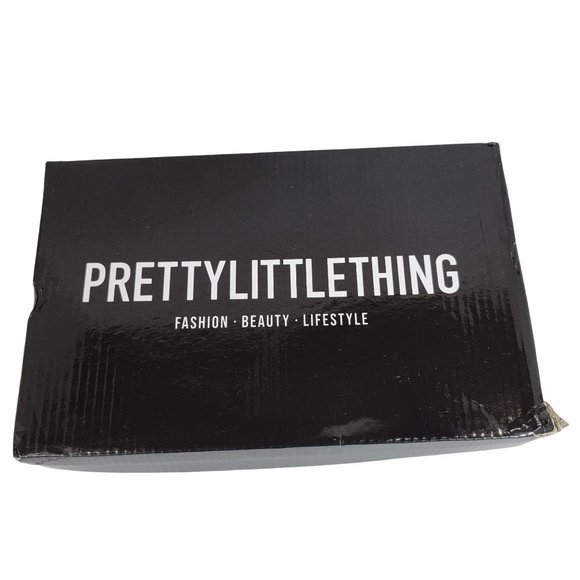 Pretty LIttle Everythings Size 7 Square Double Strap Buckle Heels NEW Black - Picture 2 of 6